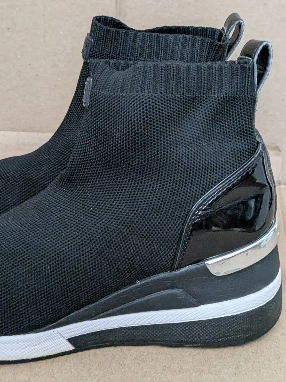 Michael Kors Sport Sneakers Skyler Made Of Stretch Knit In Sock Look Size 7.5